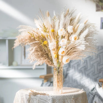 Dried Pampas Grass Decor-Pompous Grass Bouquet