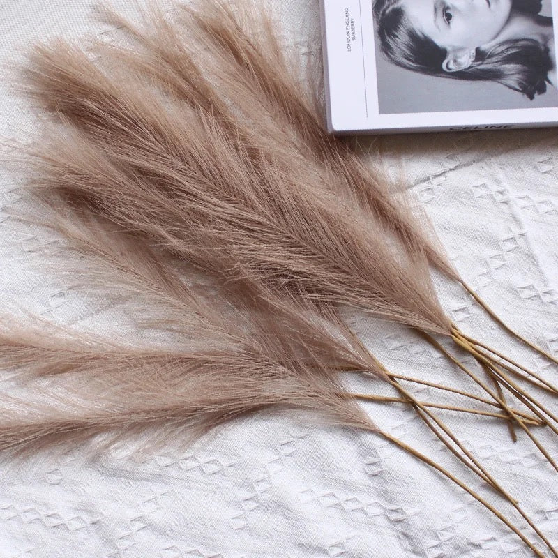 1 pc Each Natural Dried Pampas Grass Boho Home Decor Bouquet