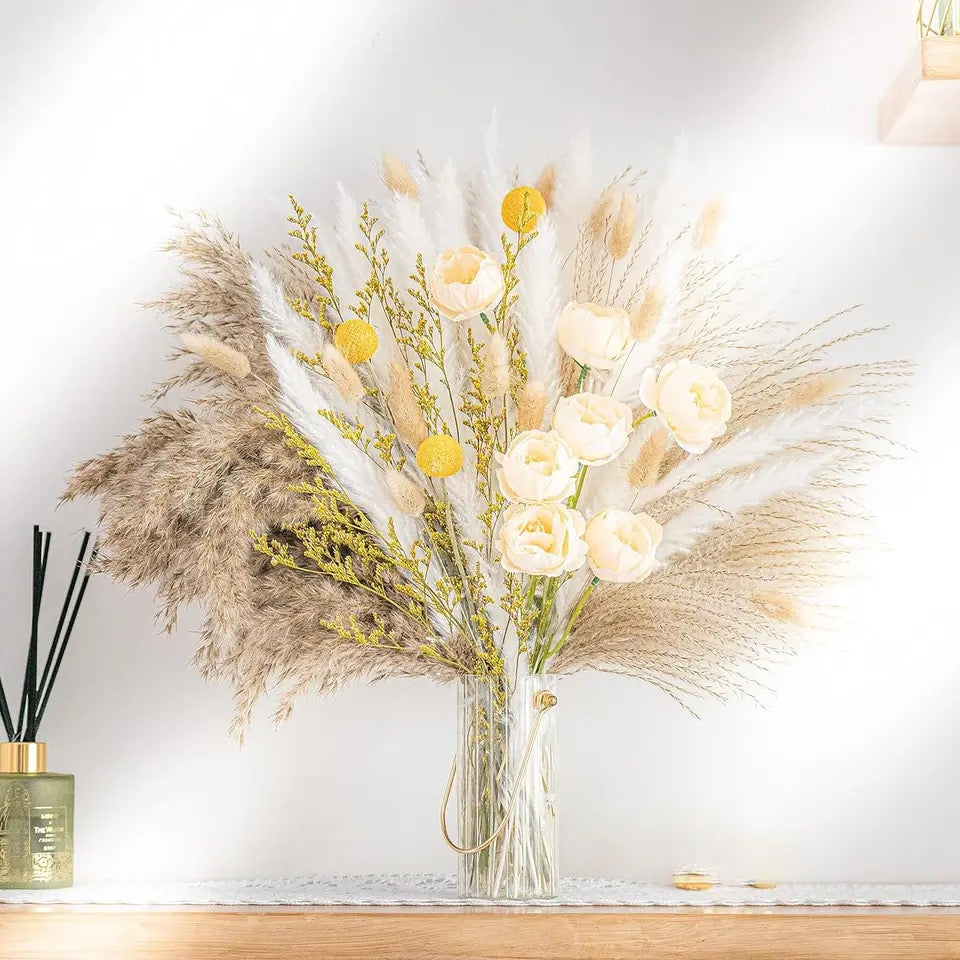 Dried Pampas Grass Decor-Pompous Grass Bouquet