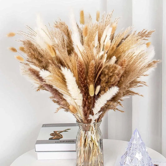 Dried Pampas Grass Decor-Pompous Grass Bouquet