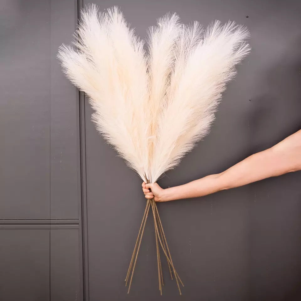 1 pc Each Natural Dried Pampas Grass Boho Home Decor Bouquet