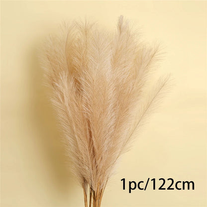 1 pc Each Natural Dried Pampas Grass Boho Home Decor Bouquet