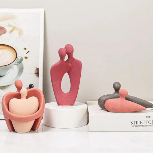 dd a touch of love to your space with SpecTecHome & Decor's Nordic Simple Style Love Sculptures 💕. These elegant ceramic couple statues, featuring sweet hug figures, bring warmth and charm to any room. Perfect for modern, minimalist, and romantic home decor